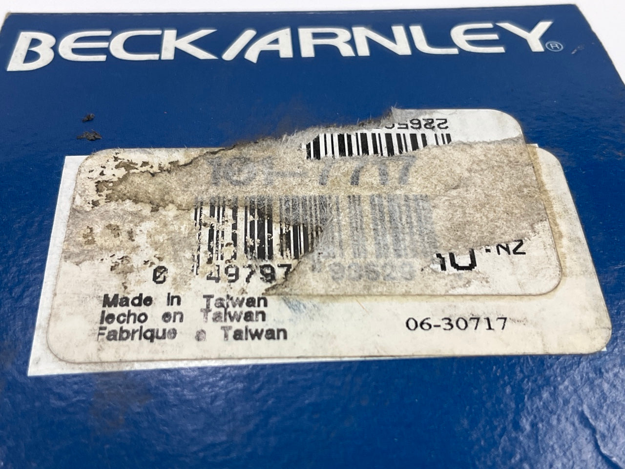 Beck Arnley 101-7717 FRONT LOWER INNER Suspension Control Arm Bushing
