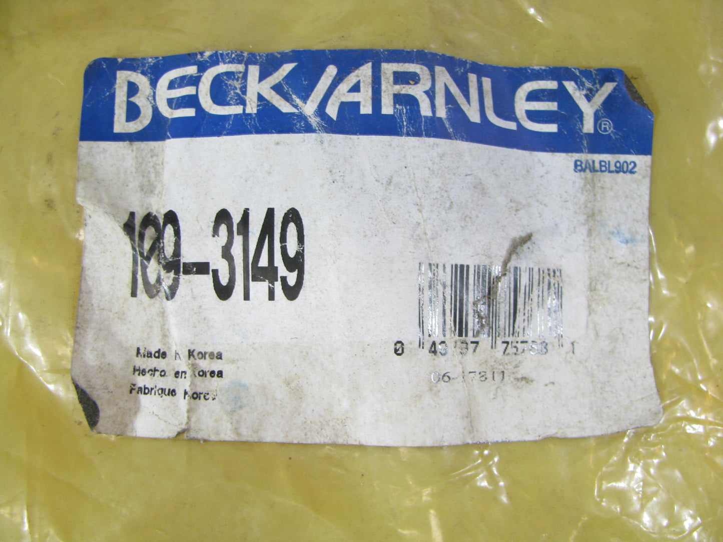 Beck Arnley 109-3149 Power Steering Pressure Hose