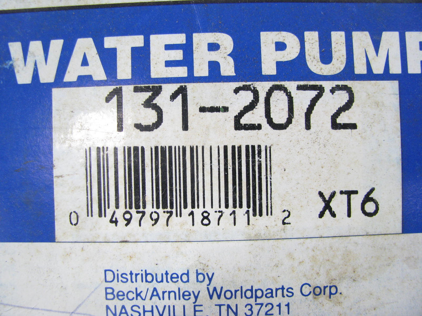 Beck Arnley 131-2072 Engine Water Pump For 1982-1988 Nissan 1.5L 1.6L-L4