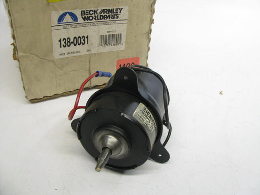 Beck Arnley 138-0031 Radiator Cooling Fan Motor