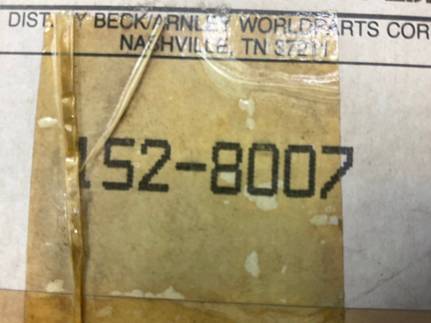MISSING O RING - Beck Arnley 152-8007 Electric Fuel Pump