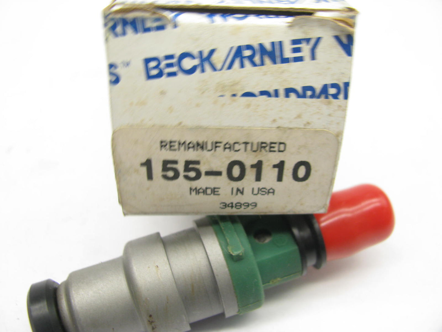 Beck Arnley 155-0110 Reman Fuel Injector For 1990-1992 Toyota Geo 1.6L-L4