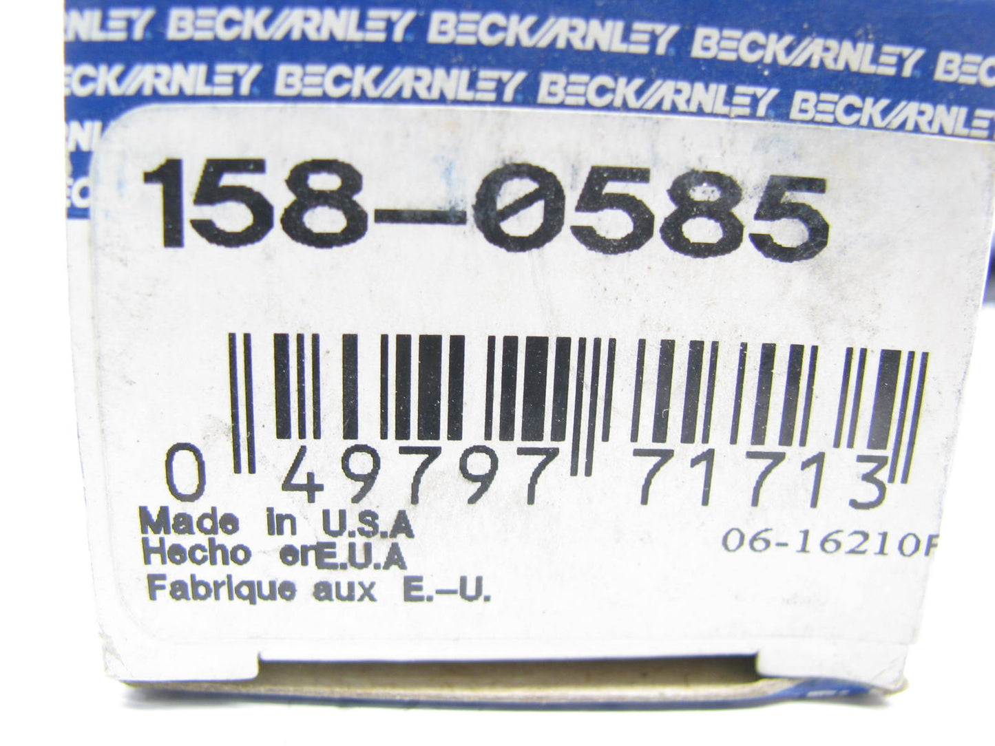 Beck Arnley 158-0585 Fuel Injector For 1989-90 Nissan 240SX, 1990-92 Stanza 2.4L