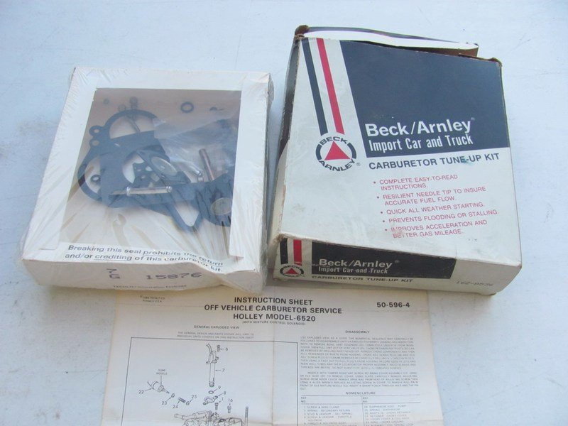 Beck Arnley 162-9536 Carburetor Rebuild Kit For Holley 6520