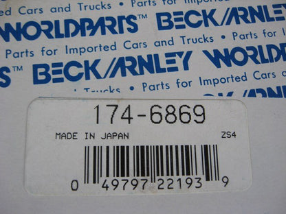 Beck Arnley 174-6869 Ignition Distributor Cap 86-89 Honda Accord, 83-90 Prelude