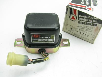 Beck Arnley 177-0312 FD ELECMAN HBA12-5 Voltage Regulator For 75-77 Datsun 280z