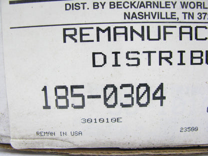 Beck Arnley 185-0304 Reman Distributor For 1984-1986 Nissan Stanza 2.0L CA20E