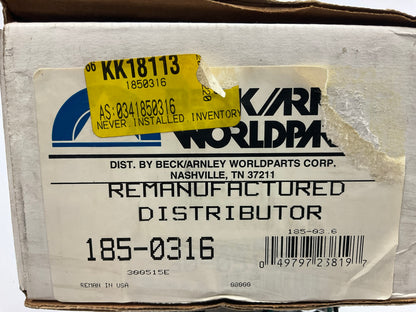 Beck Arnley 185-0316 Distributor For 1979-1980 Fiat Brava - REMAN