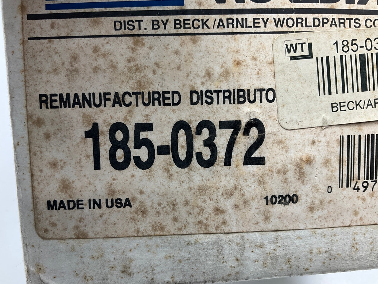 Beck Arnley 185-0372 Remanufactured Distributor for 1986-1987 Mazda 323 1.6L-L4