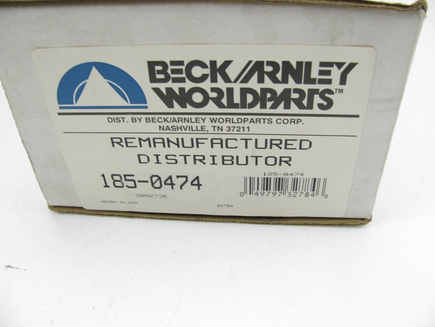 Beck Arnley 185-0474 REMAN Distributor 1989-92 Saab 900 1989-90 9000 2.0L 2.1L