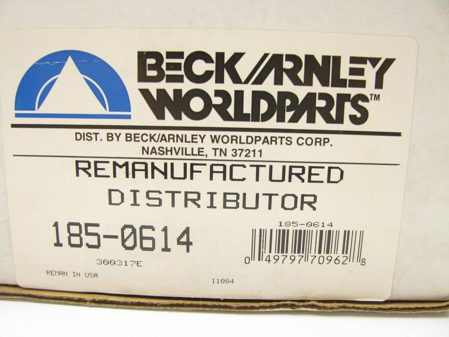 Beck Arnley 185-0614 Distributor 1988-1991 Mercedes-Benz 420SEL, 560SEC, 560SEL