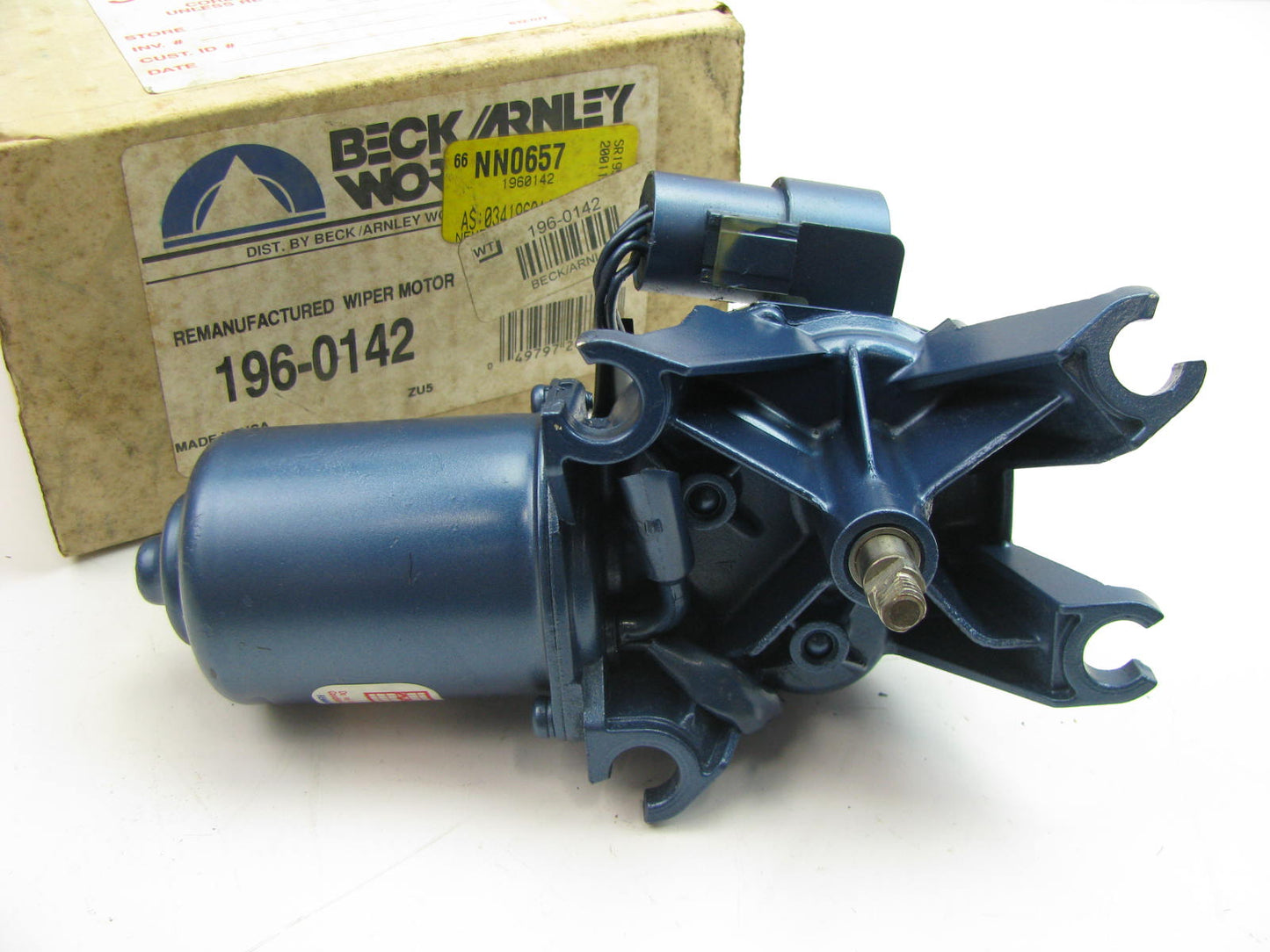 REMAN. Beck Arnley 196-0142 Windshield Wiper Motor For 1985-1989 Honda Accord