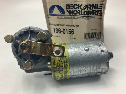 REMAN. Beck Arnley 196-0156 Windshield Wiper Motor