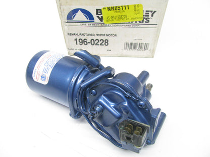 Beck Arnley 196-0228 Reman Windshield Wiper Motor