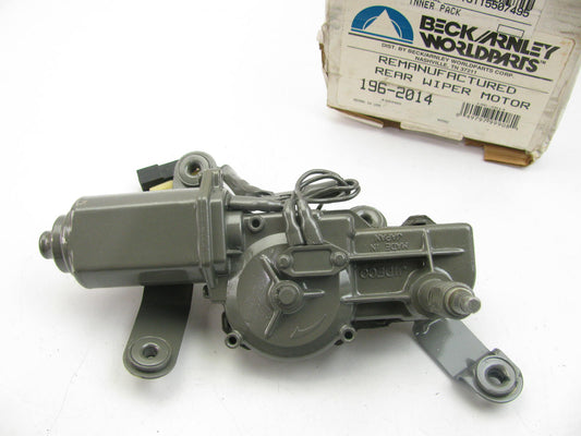 REMAN. Beck Arnley 196-2014 Rear Back Glass Wiper Motor For 1984-1988 200SX S12