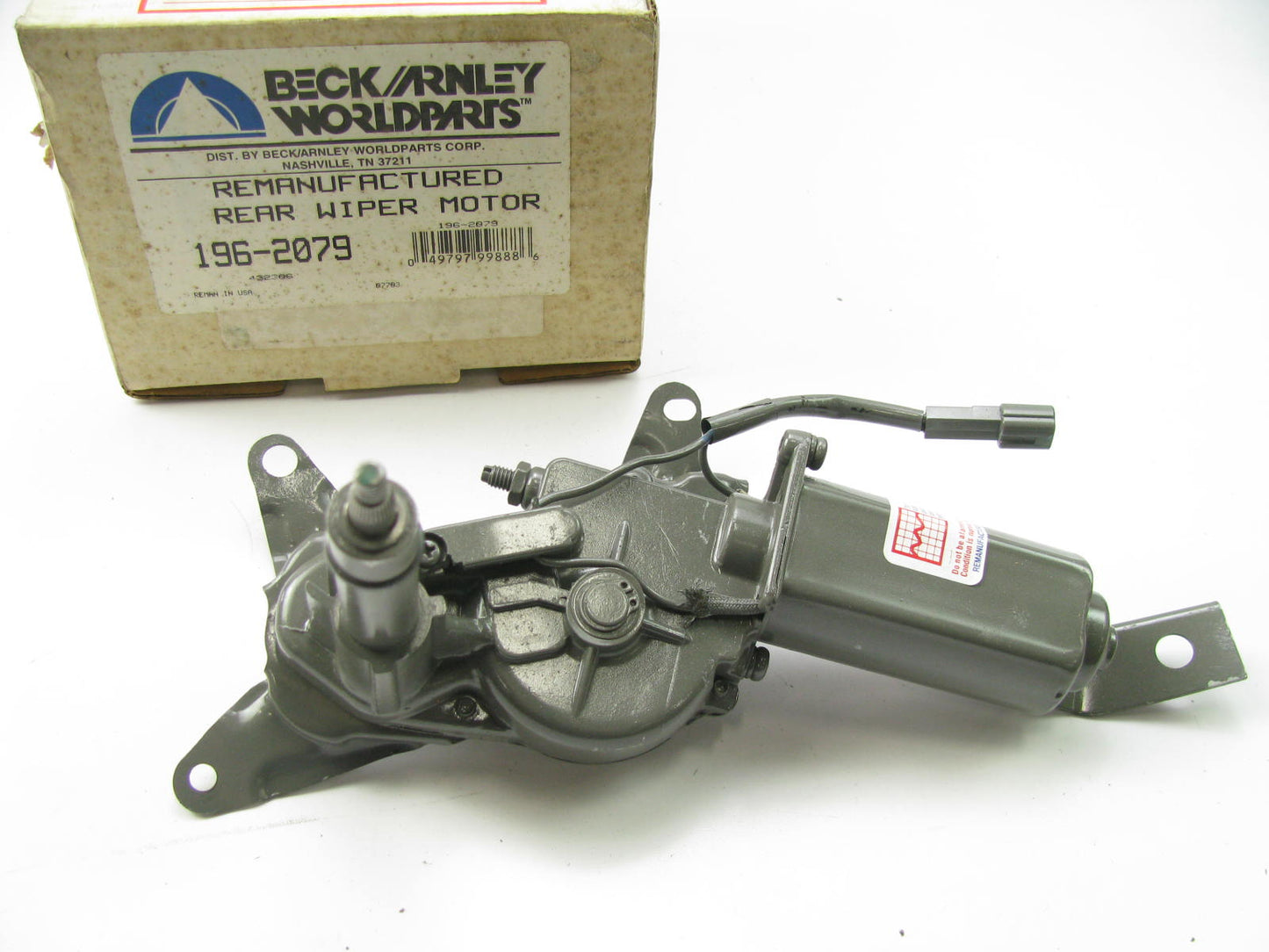 Beck Arnley 196-2079 Reman Rear Window Wiper Motor 85-89 XR4Ti 88-93 Festiva