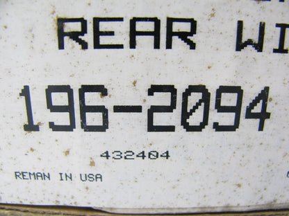 Beck Arnley 196-2094 Reman Rear Window Wiper Motor 1984-1985 Honda Civic Wagon