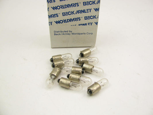 (10) Beck Arnley 213-1561 Parking Light Lamp Bulb 3893 12V 4 Watts