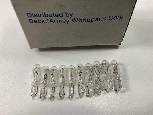 (10) Beck Arnley 213-1568 Wedge Type Light Bulb