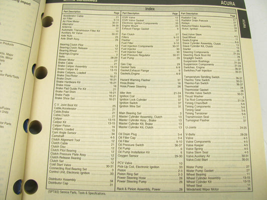 Beck Arnley 404-5202 Auto Parts Application Catalog Covers 1988-2002, 1581 Pages