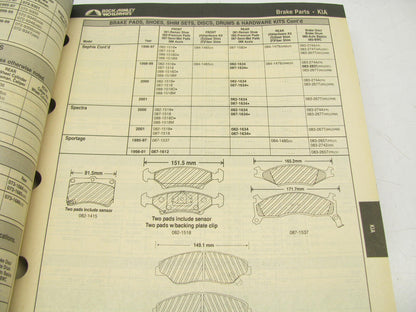Beck Arnley 404-5202 Auto Parts Application Catalog Covers 1988-2002, 1581 Pages