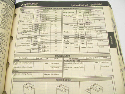 Beck Arnley 404-5202 Auto Parts Application Catalog Covers 1988-2002, 1581 Pages