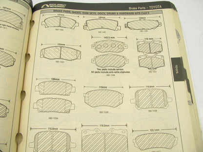 Beck Arnley 404-5202 Auto Parts Application Catalog Covers 1988-2002, 1581 Pages