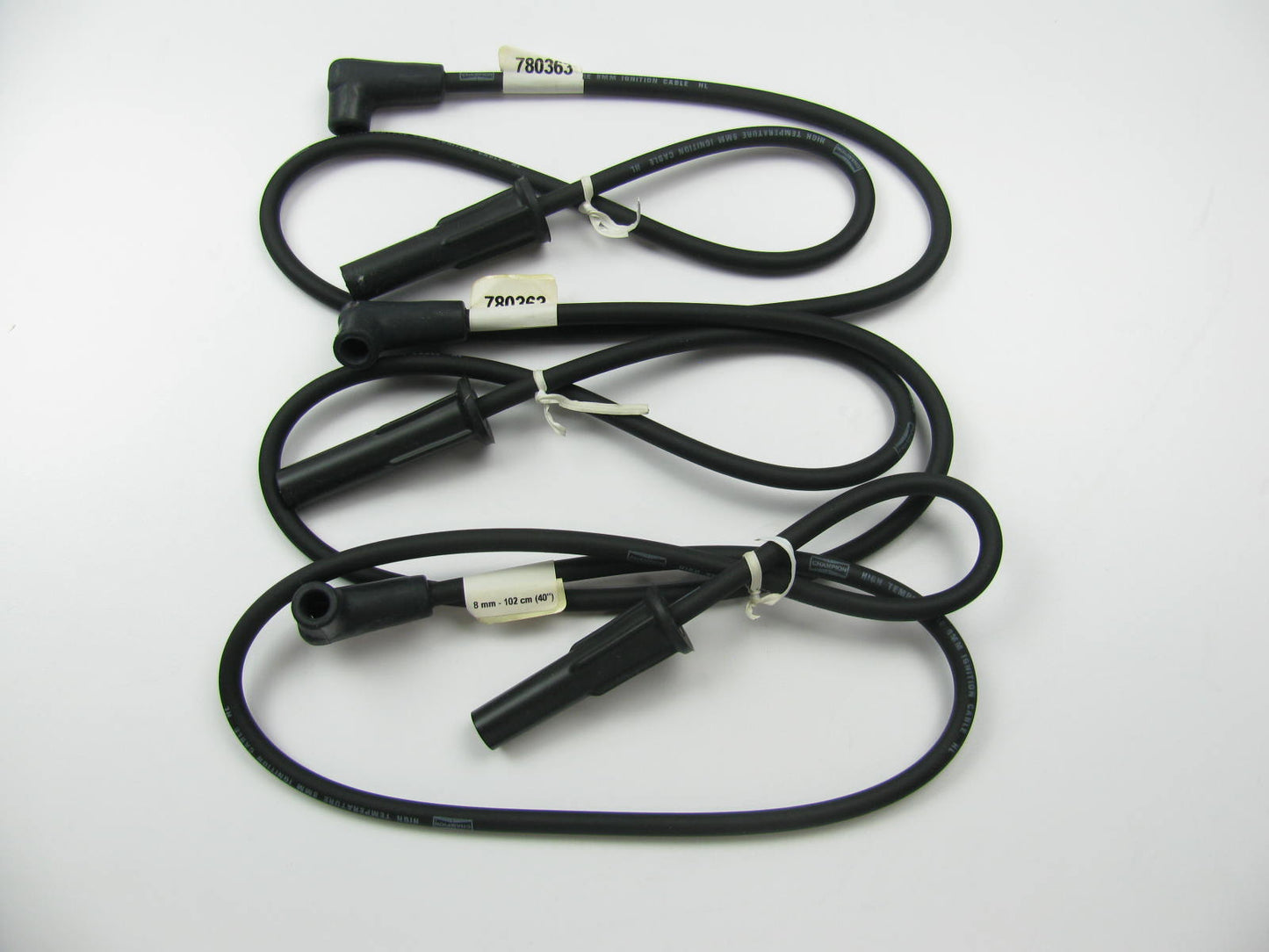 PACK OF 3 PCS - Belden 780363 Single Spark Plug Wire Lead 8mm 40''
