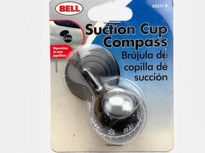 Bell 00371-8 L Compass With Mini Suction Cup, Black