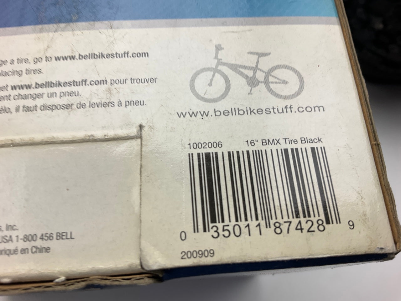 Bell 1002006 BMX Bike Tire 16'' X 1.75-2.125''