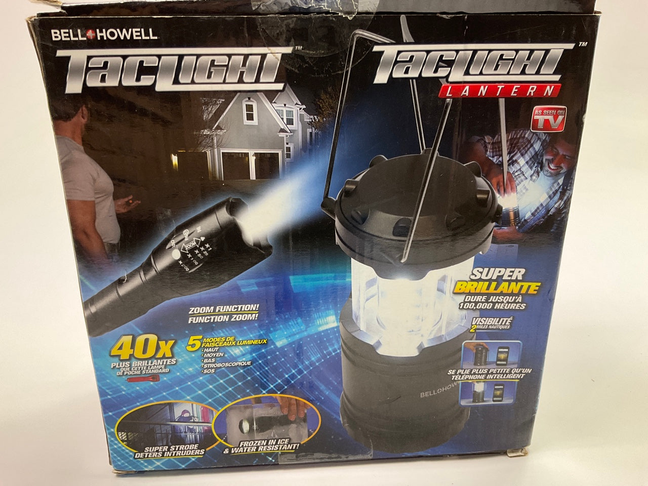 Bell & Howell 6348409 - Taclight Lantern And Flashlight Bundle SUPER BRIGHT LED