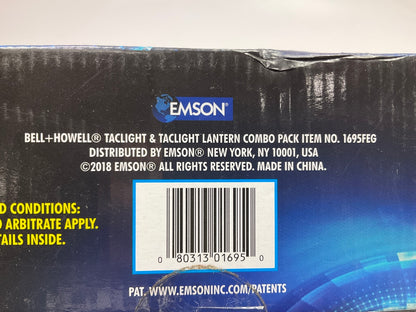 Bell & Howell 6348409 - Taclight Lantern And Flashlight Bundle SUPER BRIGHT LED