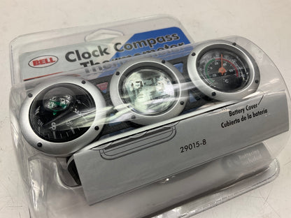 Bell 29015-8 Combo Clock, Compass And Thermometer