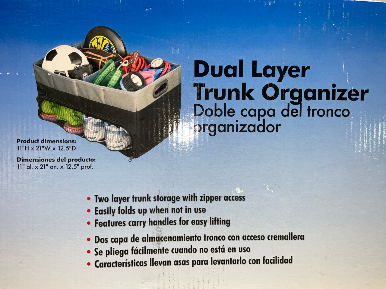 Bell 34097-8 Car Truck SUV Cargo Organizer Tray - Reduce Clutter