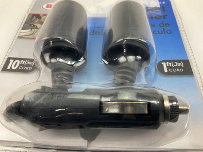 Bell 39046-8 Double Socket 10' & 1' Cords 12V