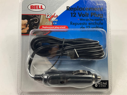 Bell 39047-8 Replacement Accessory Plug 12V, 8' Cord, 5 AMP, Requires Splice