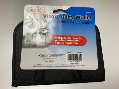 Bell 51400-8 Sun Visor Utility Storage Organizer Wallet For Cars, Trucks, SUVs