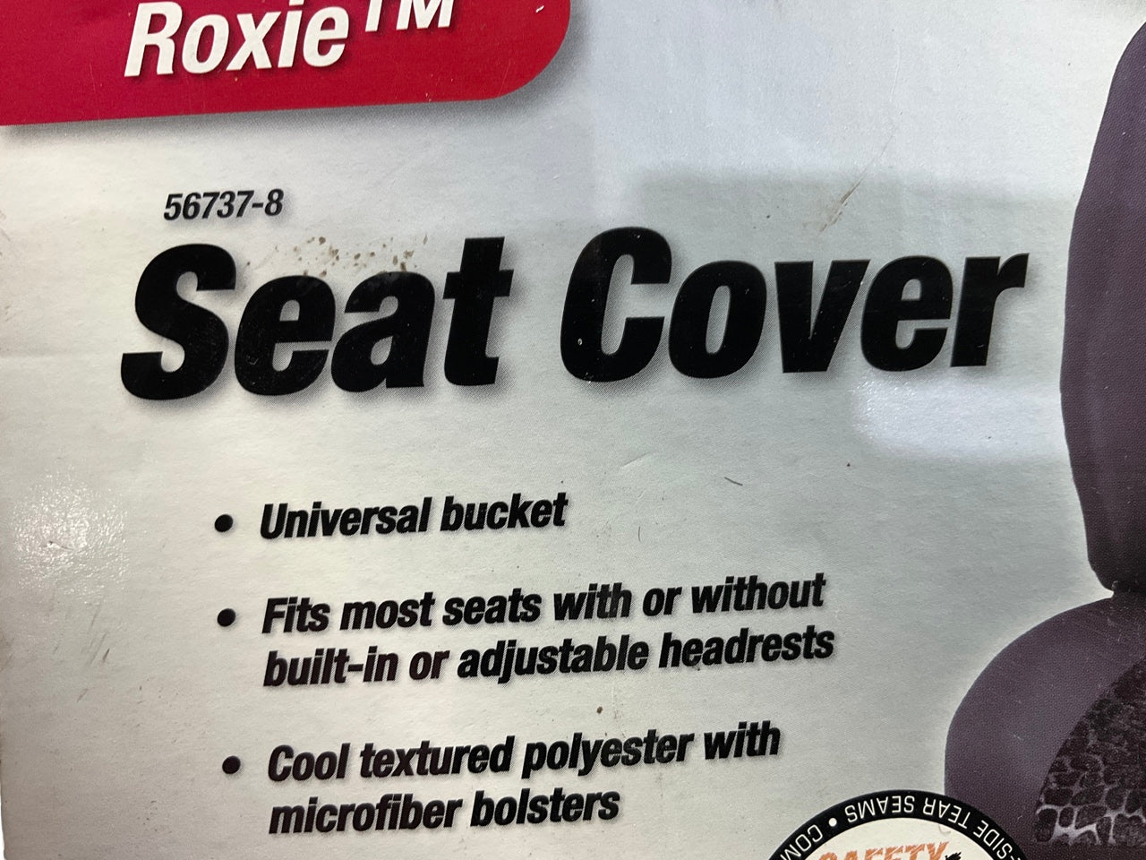 (2) Bell 56737-8 Roxie Universal Bucket Seat Cover - BLACK