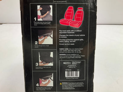 Bell 56752-9 Universal Seat Cover BLACK Sport Leather - PAIR