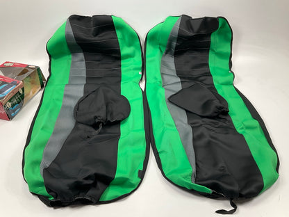 (2) Bell 56860-9 Grove Green Neoprene Low-Back Bucket Seat Cover