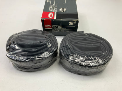 (2) Bell 7015249 26'' Self-Seal Bicycle Tube For Tire Widths: 1.75''- X 2.25''
