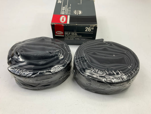(2) Bell 7015249 26'' Self-Seal Bicycle Tube For Tire Widths: 1.75''- X 2.25''