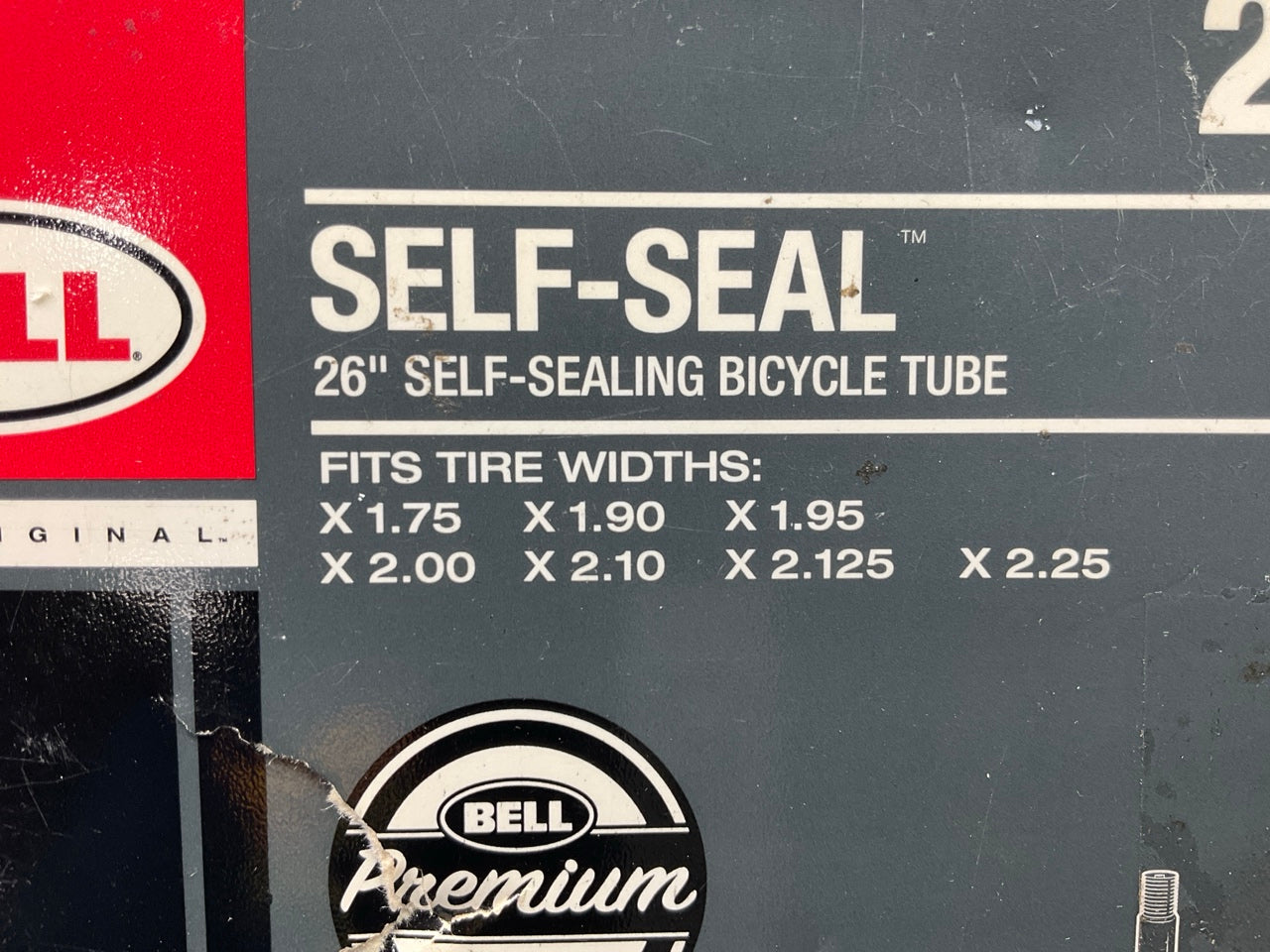 (2) Bell 7015249 26'' Self-Seal Bicycle Tube For Tire Widths: 1.75''- X 2.25''