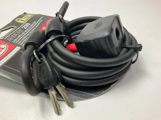 Bell Armory 7015774 6 Feet Cable Padlock Bike Lock With Key