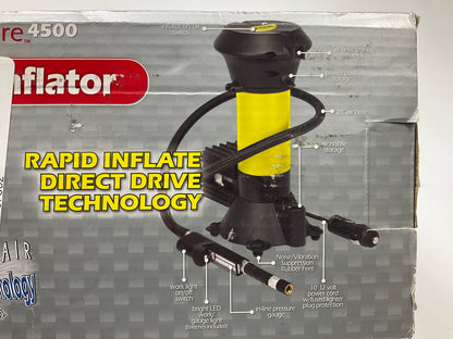 Victor QuikAire 4500 Rapid Pro 12V Tire Air Inflator Tire Air Compressor Pump
