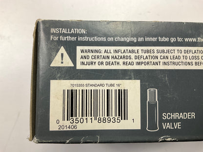 Bell 82026972 Standard Schrader Bicycle Inner Tube  16''  X 1.75-2.25''