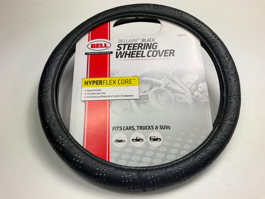 Bell 97030-9 Bellaire Black Steering Wheel Cover W/ Hyperflex Core 14.5''-15.5''