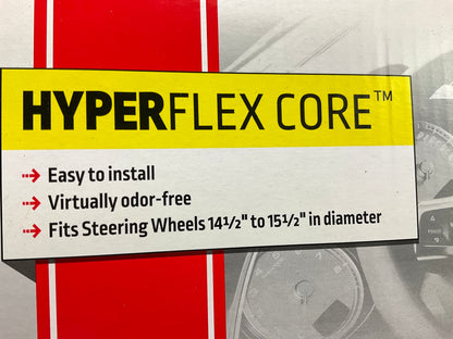 Bell 97034-9 Sport Chrome Gray Steering Wheel Cover W/ Hyperflex Core 14.5-15.5''