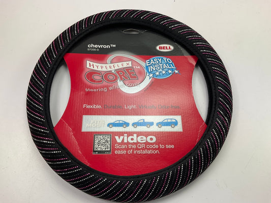 Bell 97056-9 CHEVRON Steering Wheel Cover W/ Hyperflex Core 14.5''-15.5''