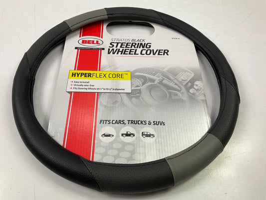 Bell 97318-9 Statos BLACK Steering Wheel Cover W/ Hyperflex Core 14.5''-15.5''